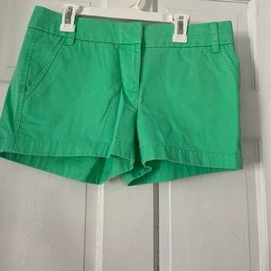 J crew size 2 chino shorts in Green